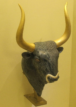 Head of a bull, Heraklion Museum