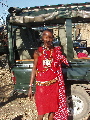 Masai safari guide, Masai Mara, Kenya 