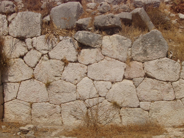 Polygonal wall at Xanthos -  Lycian coast Turkey 2008