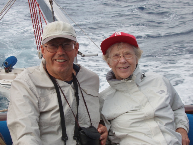 David and Barbara Hawgood on cruise - Lycian coast Turkey 2008