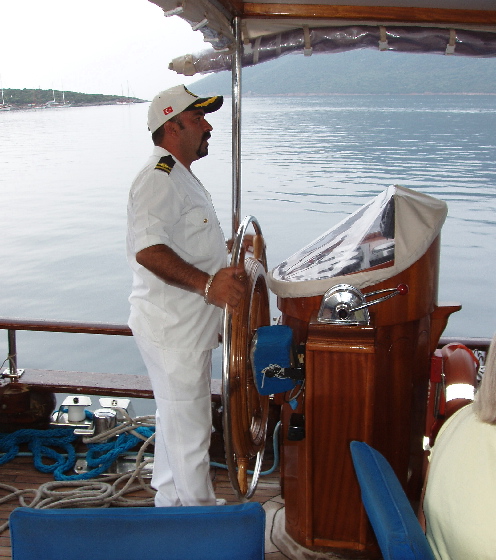 Captain of Sultan-A -  Lycian coast Turkey 2008